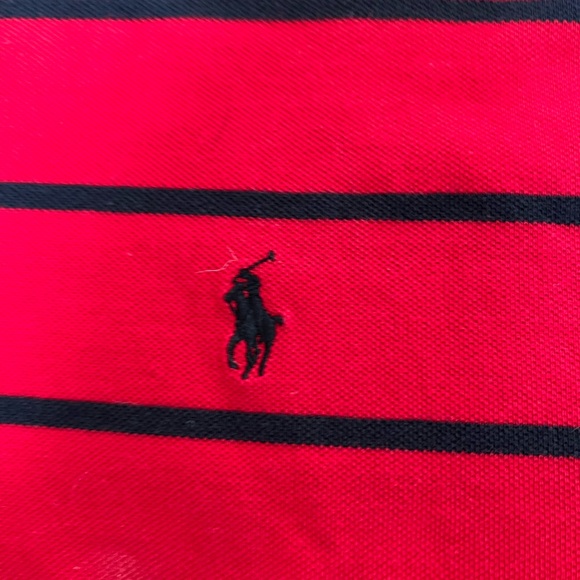 Ralph Lauren Polo- red & black - Picture 2 of 4
